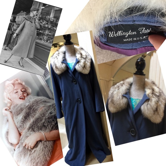 Vintage Jackets & Blazers - 1960s True Vintage Cashmere Mink Swing Coat M/L